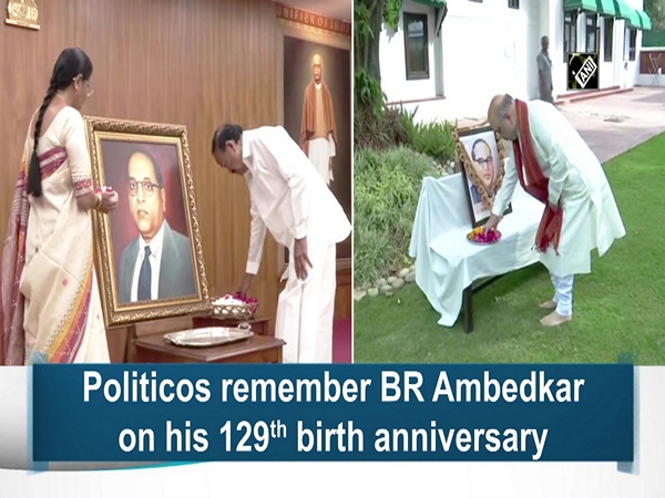 Politicos remember BR Ambedkar on his 129th birth anniversary
