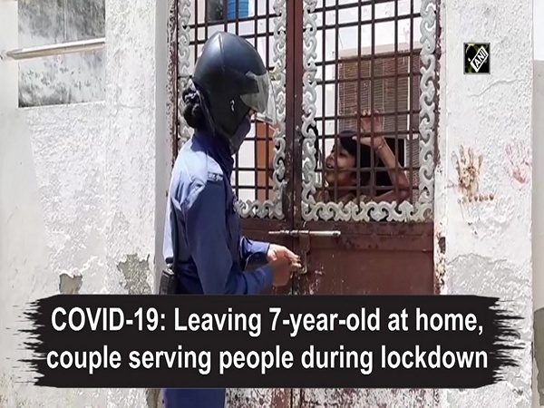 COVID-19: Leaving 7-year-old at home, couple serving people during lockdown