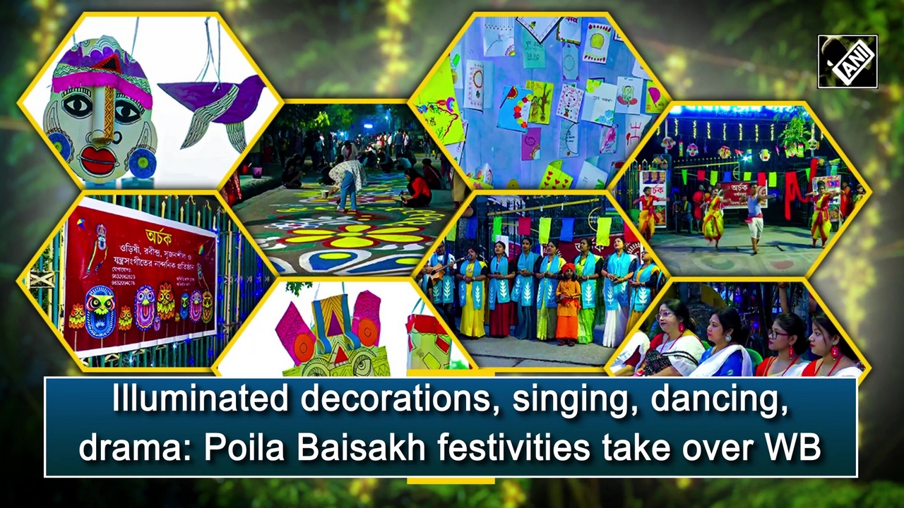 Illuminated decorations, singing, dancing, drama: Poila Baisakh festivities take over WB