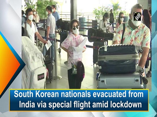 South Korean nationals evacuated from India via special flight amid lockdown