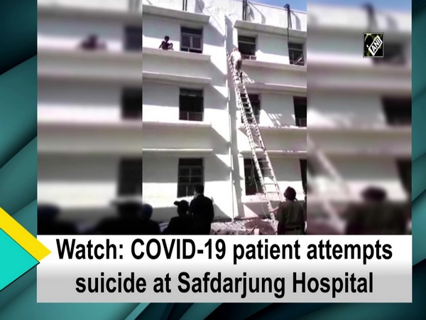 Watch: COVID-19 patient attempts suicide at Safdarjung Hospital