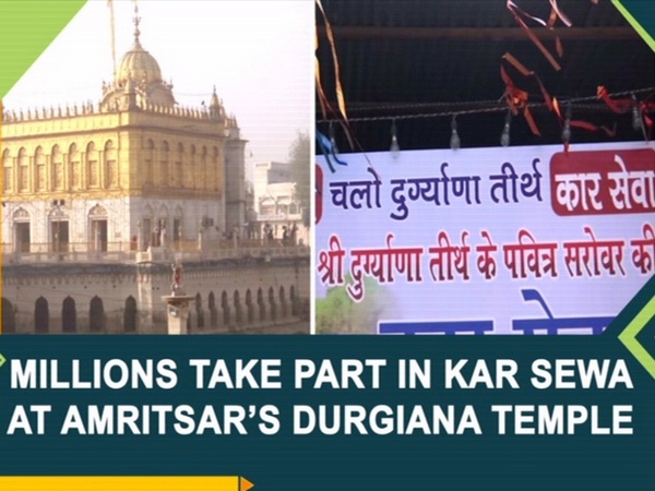 Millions take part in Kar Sewa at Amritsar’s Durgiana Temple