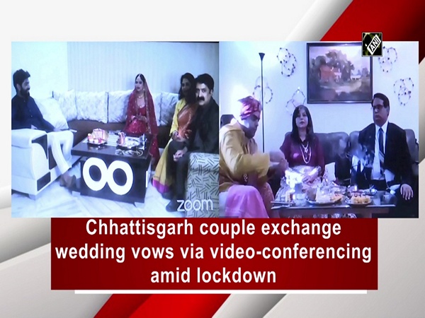 Chhattisgarh couple exchange wedding vows via videoconferencing amid lockdown