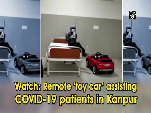 Watch: Remote ‘toy car’ assisting COVID-19 patients in Kanpur