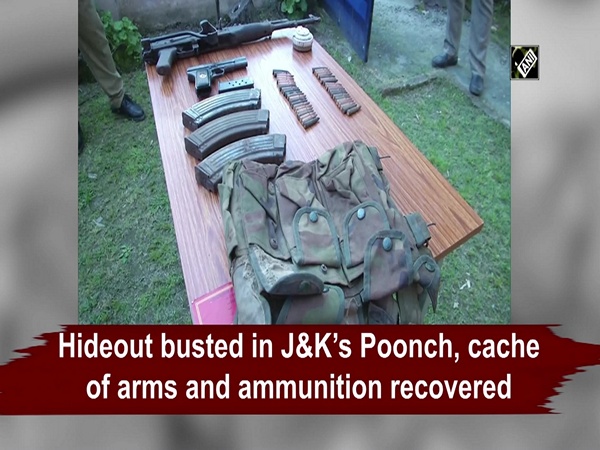 Hideout busted in J&K’s Poonch, cache of arms and ammunition recovered