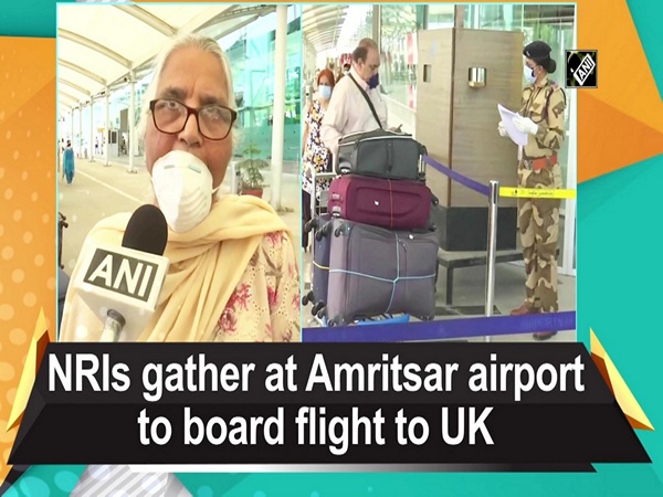 NRIs gather at Amritsar airport to board flight to UK
