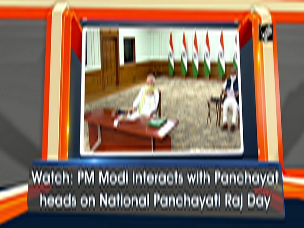 Watch: PM Modi interacts with Panchayat heads on National Panchayati Raj Day