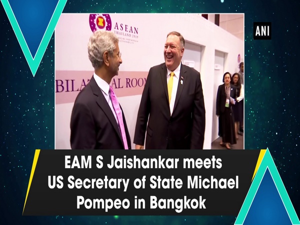 EAM S Jaishankar meets US Secretary of State Michael Pompeo in Bangkok