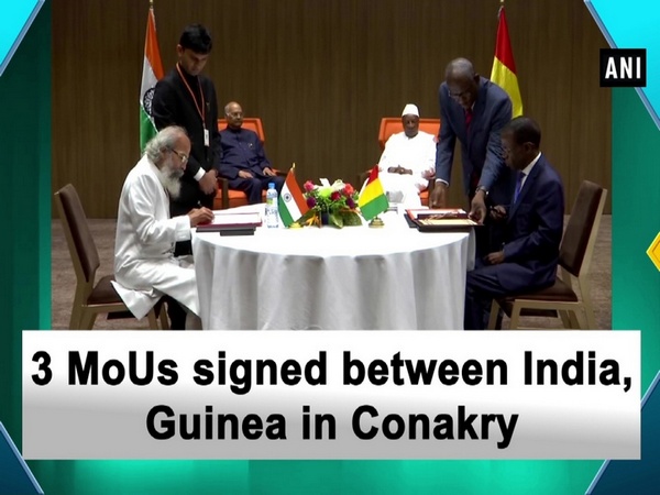 3 MoUs signed between India, Guinea in Conakry