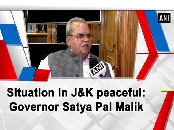 Situation in J&K peaceful: Governor Satya Pal Malik