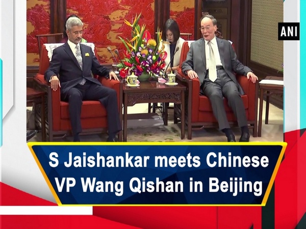 S Jaishankar meets Chinese VP Wang Qishan in Beijing
