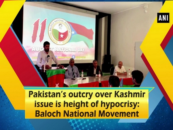 Pakistan’s outcry over Kashmir issue is height of hypocrisy: Baloch National Movement