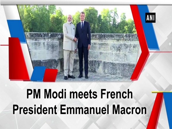 PM Modi meets French President Emmanuel Macron