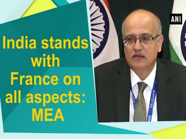 India stands with France on all aspects: MEA