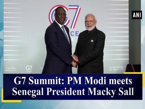 G7 Summit: PM Modi meets Senegal President Macky Sall