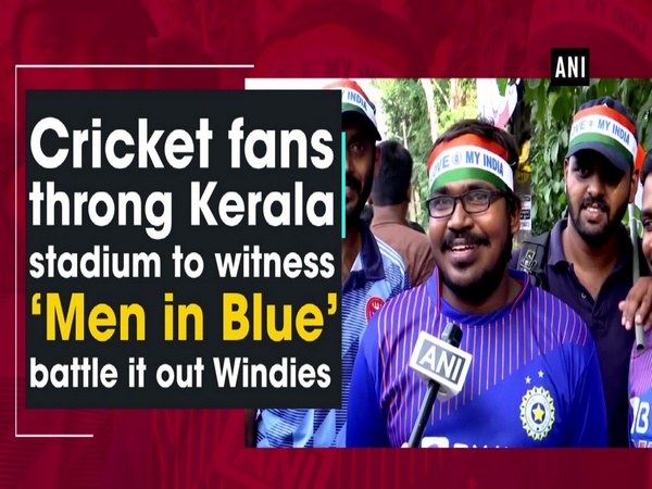 Cricket fans throng Kerala stadium to witness 'Men in Blue' battle it out Windies