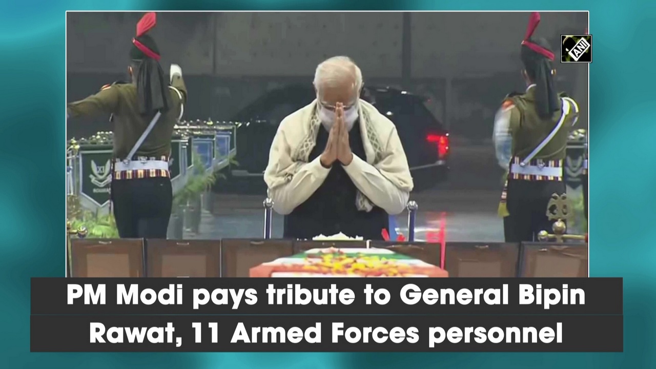 PM Modi pays tribute to General Bipin Rawat, 11 Armed Forces personnel