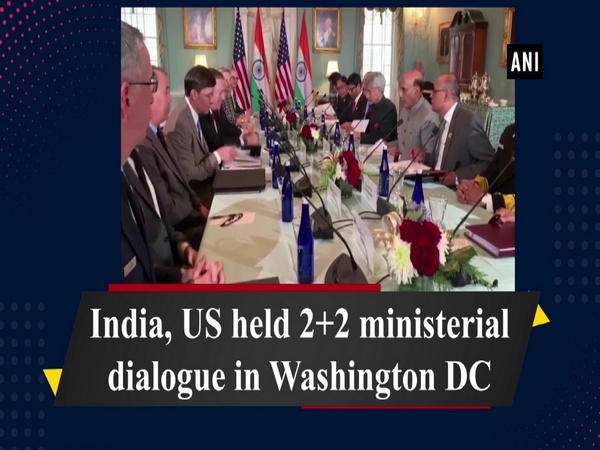 India, US held 2+2 ministerial dialogue in Washington DC