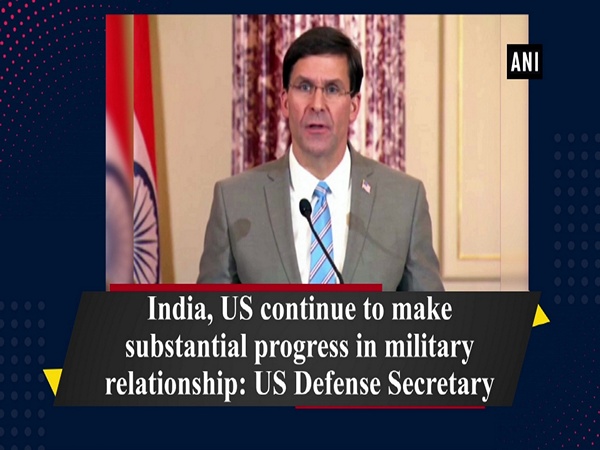 India, US continue to make substantial progress in military relationship: US Defense Secretary