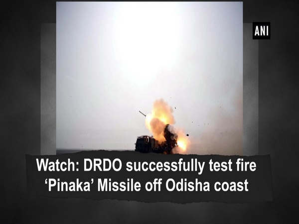 Watch: DRDO successfully test fire Pinaka Missile off Odisha coast