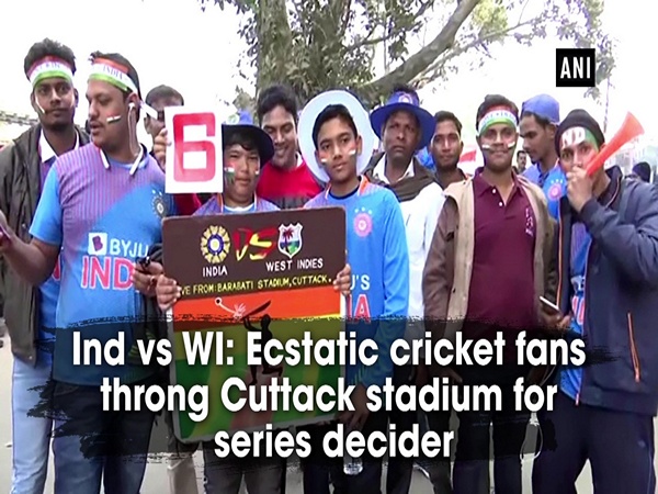 Ind vs WI: Ecstatic cricket fans throng Cuttack stadium for series decider