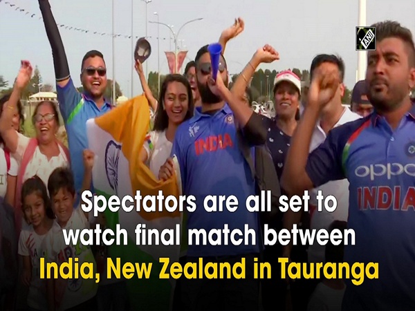 Spectators are all set to watch final match between India, New Zealand in Tauranga