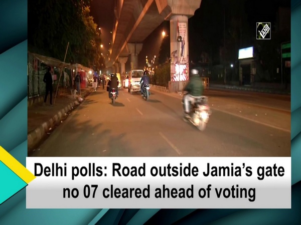 Delhi polls: Road outside Jamia's gate no 07 cleared ahead of voting