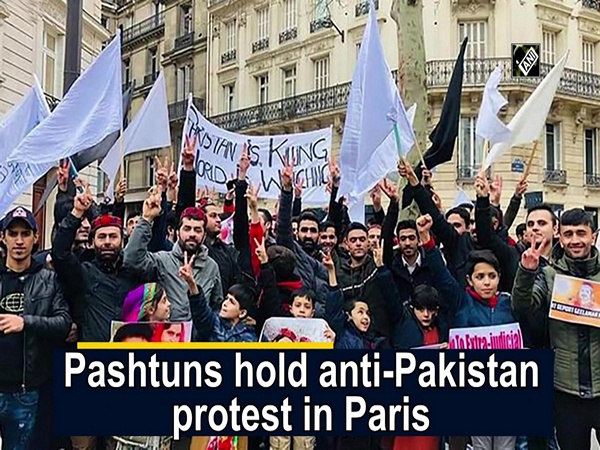 Pashtuns hold anti-Pakistan protest in Paris