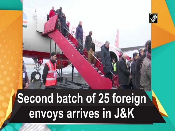 Second batch of 25 foreign envoys arrives in J&K