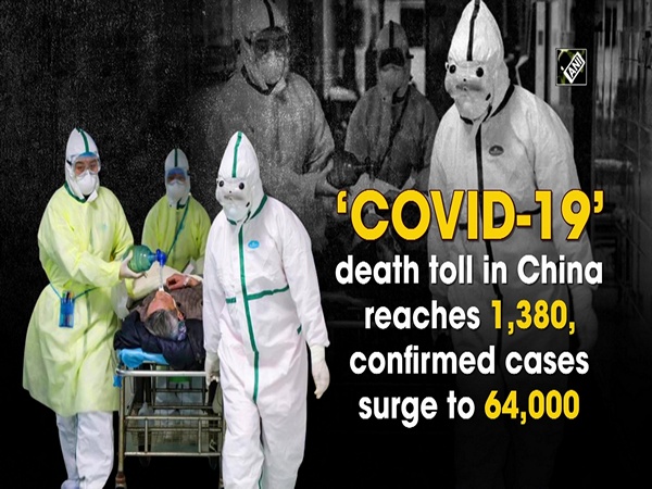 ‘COVID-19’ death toll in China reaches 1,380, confirmed cases surge to 64,000