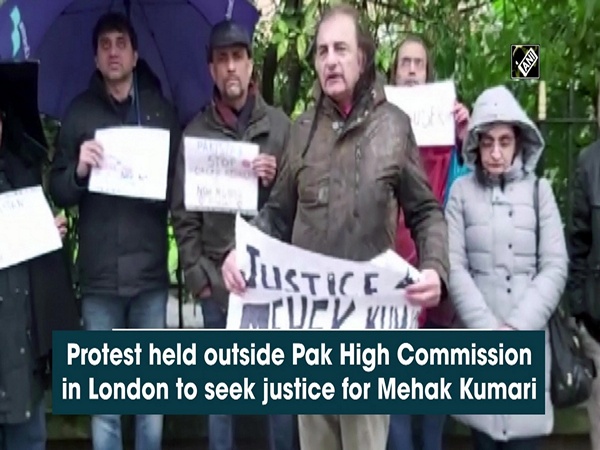 Protest held outside Pak High Commission in London to seek justice for Mehak Kumari