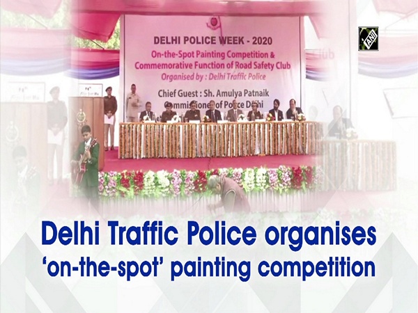 Delhi Traffic Police organises ‘on-the-spot’ painting competition