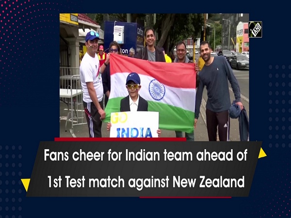 Fans cheer for Indian team ahead of 1st Test match against New Zealand