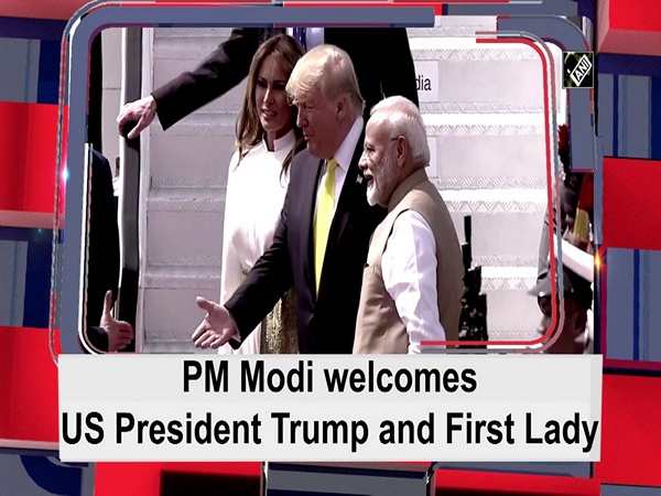 PM Modi welcomes US President and First Lady