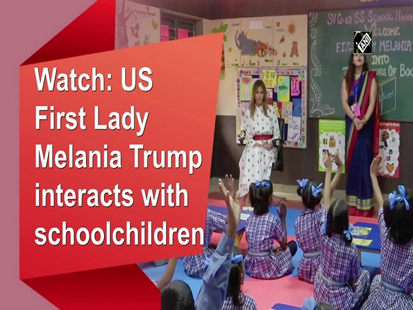 Watch: US First Lady Melania Trump interacts with schoolchildren