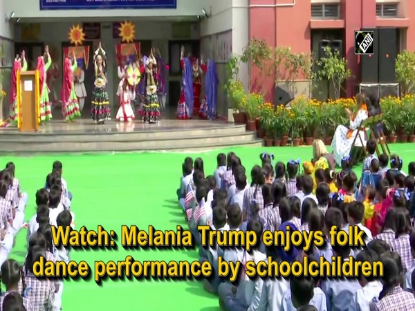 Watch: Melania Trump enjoys folk dance performance by schoolchildren