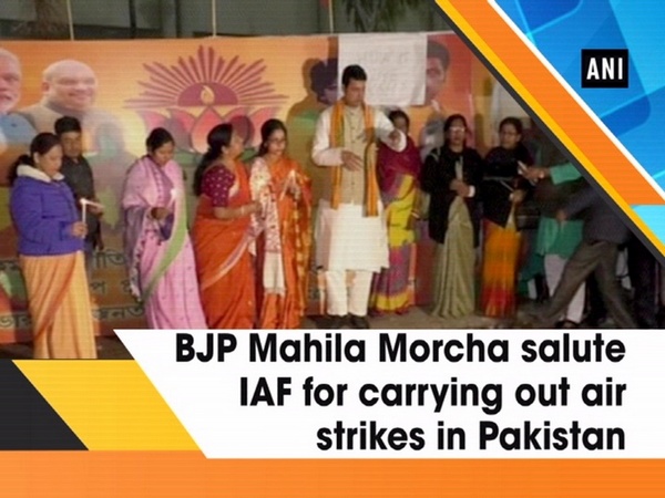 BJP Mahila Morcha salute IAF for carrying out air strikes in Pakistan