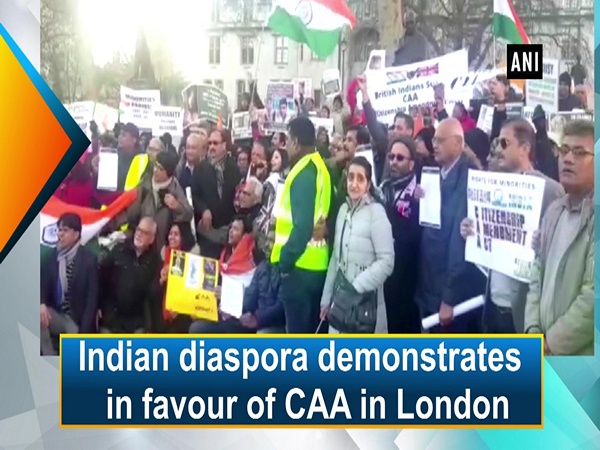 Indian diaspora demonstrates in favour of CAA in London