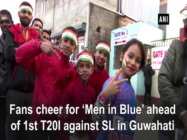 Fans cheer for ‘Men in Blue’ ahead of 1st T20I against SL in Guwahati