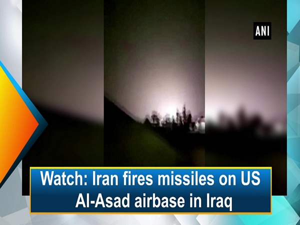 Watch: Iran fires missiles on US Al-Asad airbase in Iraq