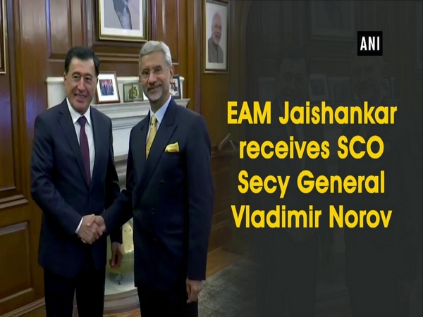 EAM Jaishankar receives SCO Secy General Vladimir Norov