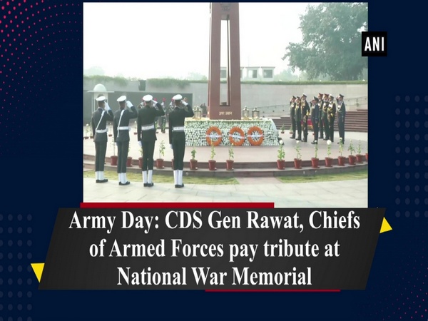 Army Day: CDS Gen Rawat, Chiefs of Armed Forces pay tribute at National War Memorial