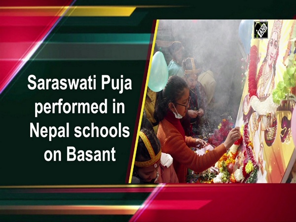 Saraswati Puja performed in Nepal schools on Basant