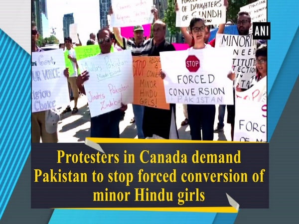 Protesters in Canada demand Pakistan to stop forced conversion of minor Hindu girls
