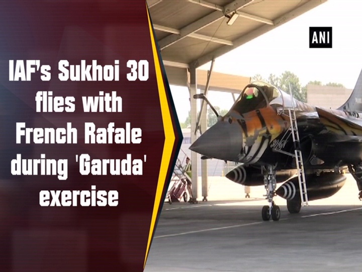 IAF’s Sukhoi 30 flies with French Rafale during 'Garuda' exercise