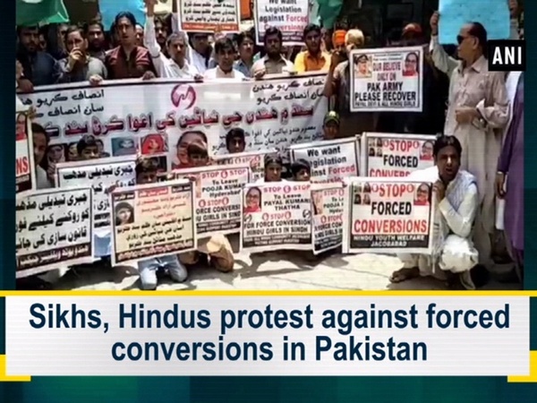 Sikhs, Hindus protest against forced conversions in Pakistan