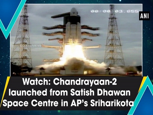 Watch: Chandrayaan-2 launched from Satish Dhawan Space Centre in AP’s Sriharikota