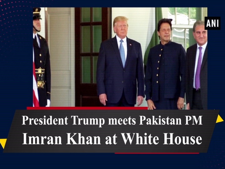 President Trump meets Pakistan PM Imran Khan at White House