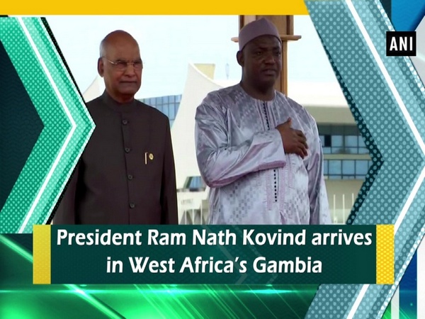 President Ram Nath Kovind arrives in West Africa’s Gambia
