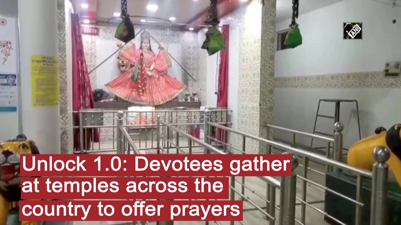 Unlock 1.0: Devotees gather at temples across the country to offer prayers